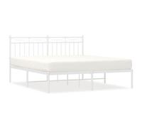 Metal Bed Frame Home Bedroom Bed Base Mattress Foundation Bedstead vidaXL