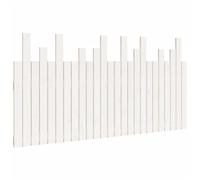 (white, 159.5 x 3 x 80 cm) vidaXL Solid Wood Pine Wall Headboard Bedroom Bed Header Multi Colours/Sizes