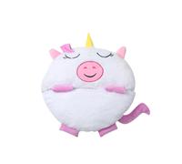 (White, 160*60cm) Large Happy Nappers Kids Cartoon Sleepsacks Plush Doll Pillow Sleep Sack Animal