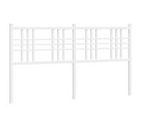(white, 160 cm) vidaXL Metal Headboard Bedroom Home Bed Header Bed Headboard Black 160 cm