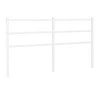 (white, 160 cm) vidaXL Metal Headboard Bedroom Home Decorative Bed Header Metal Bed Headboard