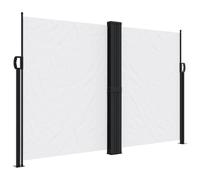 (white, 160 x 1200 cm) vidaXL Retractable Side Awning Outdoor Privacy Screen Balcony Sunshade Shelter