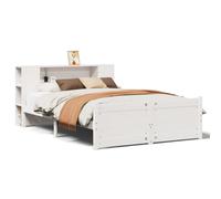 Bookcase Bed without Mattress Home Bed Frame Bed Base Solid Wood Pine vidaXL