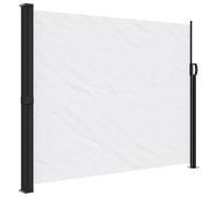 (white, 160 x 500 cm) vidaXL Retractable Side Awning Outdoor Privacy Screen Balcony Sunshade Shelter