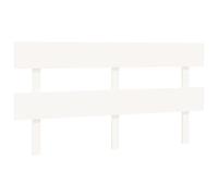 Vidaxl Bed Headboard White 164X3X81 Cm Solid Wood Pine, White