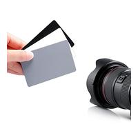 White 18% Gray Color Balance Cards with Neck-Strap Digital Grey Card for Camera Premium Photography Accessory Ensuring Accurate Color Calibration Includes 3 Calibrated Reference Ca