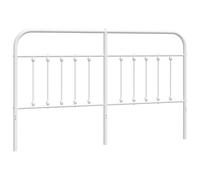 (white, 180 cm) vidaXL Metal Headboard Bed Header Bed Headboard Black Headboard Black 75 cm