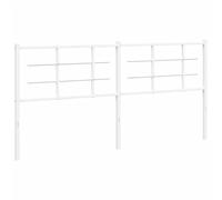 (white, 180 cm) vidaXL Metal Headboard Bedroom Home Decor Bed Header Bed Headboard Black 90 cm