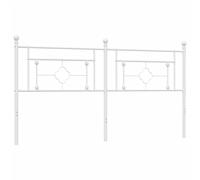 (white, 180 cm) vidaXL Metal Headboard Bedroom Home Decorative Bed Header Metal Bed Headboard