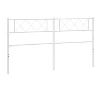 (white, 180 cm) vidaXL Metal Headboard for Bedroom Tall Headboard Bed Header Bed Headboard