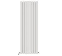 (White, 1800mm x 608mm) iBathUK Apex Vertical Double Slim Flat Panel Radiator, Designer Radiator, Vertical Electric Radiators