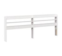 (white, 190 x 16 x 82 cm) vidaXL Headboard with Shelves Bed Header Bed Headboard Solid Wood Pine