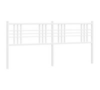 (white, 193 cm) vidaXL Metal Headboard Bedroom Home Bed Header Bed Headboard Black 160 cm