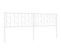 (white, 193 cm) vidaXL Metal Headboard Bedroom Home Bed Header Bed Headboard Black 200 cm