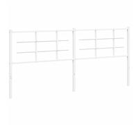 (white, 193 cm) vidaXL Metal Headboard Bedroom Home Decor Bed Header Bed Headboard Black 90 cm