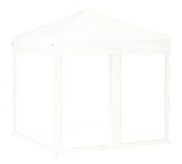 (white, 199 x 199 x 254 cm) vidaXL Folding Party Tent with Sidewalls Pavilion Marquee Multi Colours/Sizes