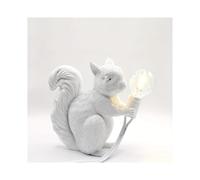 (White) 1pc Modern Designer Led Table Lamp, Mini Cute Squirrel Night Lamp