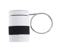 (white) 2.5X17.5MM HD Eye Protection Mini Telescope Single-Tube Telescope With Finger Buckle