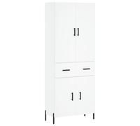 (white, 2 doors 2 drawers) vidaXL Highboard Sideboard Storage Cabinet Side Cabinet White Engineered Wood