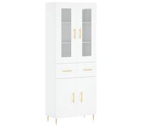 (white, 2 doors 2 drawers) vidaXL Highboard Sideboard Tall Storage Cabinet Side Cabinet Engineered Wood