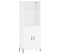 (white, 2 doors) vidaXL Highboard Sideboard Storage Cabinet Home Side Cabinet Engineered Wood