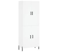 vidaXL Highboard White 69.5x34x180 cm Engineered Wood, White