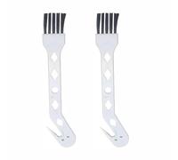White 2 Pack Vacuum Roller Cleaning Tool, Plastic Universal Dust Brush Vacuum Cleaner Dust Brush for Sweeping Robot