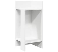 vidaXL Side Tables 2 pcs with Shelf White 25.5x27x60 cm