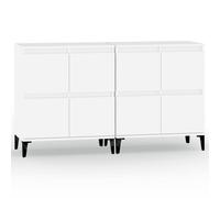 Sideboards 2 pcs White 60x35x70 cm Engineered Wood