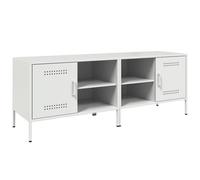 (white, 2 pcs) vidaXL TV Cabinet TV Stand TV Unit Entertainment Centre Media Unit Pink Steel