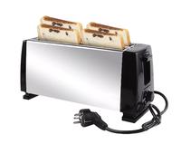 White 2 Slice Toaster Cool Touch 650W Electric Variable Browning Control Defrost VOGREX Silver 1kg