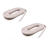 (White, 2 Strips (24M)) Caravan Awning Rail Protector Strips