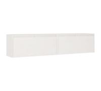 vidaXL Wall Cabinets 2 pcs White 80x30x35 cm Solid Wood Pine