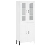 (white, 2 wood doors) vidaXL Highboard Sideboard Tall Storage Cabinet Side Cabinet Engineered Wood