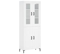 (white, 2 wood doors) vidaXL Highboard Sideboard Tall Storage Cabinet Side Cabinet Engineered Wood