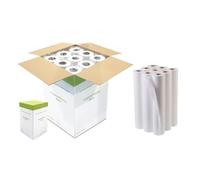 White 20" Couch Roll - 40 Metres 9 Rolls Per Case