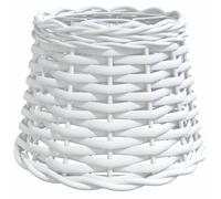 vidaXL Ceiling Lamp Shade White Ø20x15 cm Wicker