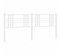 (white, 200 cm) vidaXL Metal Headboard Bedroom Home Bed Header Bed Headboard Black 160 cm