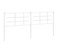 (white, 200 cm) vidaXL Metal Headboard Bedroom Home Decor Bed Header Bed Headboard Black 90 cm