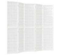 (white, 200 x 170 cm) vidaXL Folding 6-Panel Room Divider Japanese Style Shoji Multi Colours/Sizes