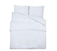 vidaXL Duvet Cover Set White 200x200 cm Light-weight Microfiber