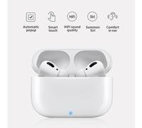 (white) 2024 TWS Wireless Earphones Pop Up Earbuds In-ear Headphone Sensor Surround Bluetooth Earphones Touch Control Headset with Microphone