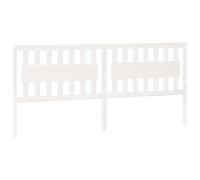 (white, 205.5 x 4 x 100 cm) vidaXL Bed Headboard Home Bedroom Decorative Bed Header Panel Solid Wood Pine