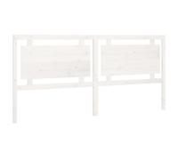 (white, 205.5 x 4 x 100 cm) vidaXL Bed Headboard Home Bedroom Decorative Bed Header Panel Solid Wood Pine