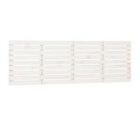 (white, 206 x 3 x 63 cm) vidaXL Wall Headboard Bedroom Bed Header Decor Bed Headboard Solid Wood Pine