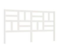 (white, 206 x 4 x 104 cm) vidaXL Bed Headboard Home Bedroom Decorative Bed Header Panel Solid Wood Pine
