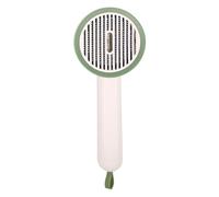 White 21 x 8.6 x 6 cm Cats Slicker Brushes ABS Cat Slilick Brush Puppy Hair Felging Combiter Kitten Afrinting Comb with Button Cat Portable Multifunctional - Stick Brush