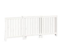 vidaXL Radiator Cover White 210x21x85 cm Solid Wood Pine