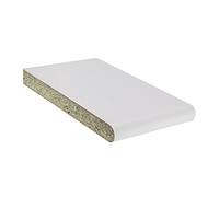 White, 225mm 1m Long Laminate Window Board Cill Moisture-Resistant 23mm Chipboard UPVC Plastic Internal Sill Polyboard Duraboard