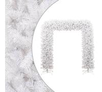 (white, 240 x 215 cm) vidaXL Christmas Tree Arch Holiday Decoration Arch Multi Colours 240/270 cm